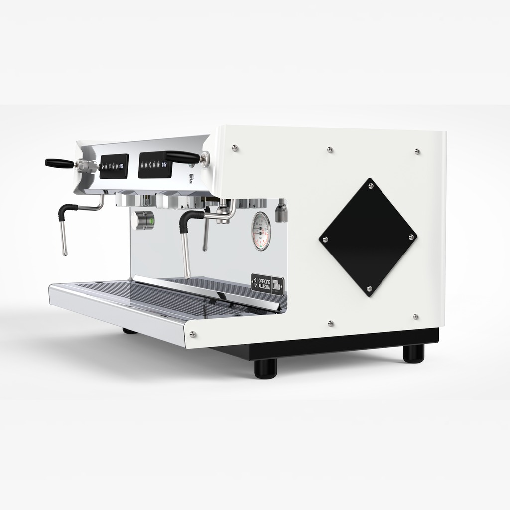 مكينة قهوة لامينا 2 قروب ابيض OFFICINE ALLEGRA LAMINA 2 GR