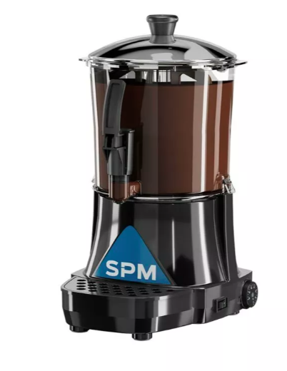 سخان هوت شوكليت وسحلب 6 لتر اسود ايطالي SPM